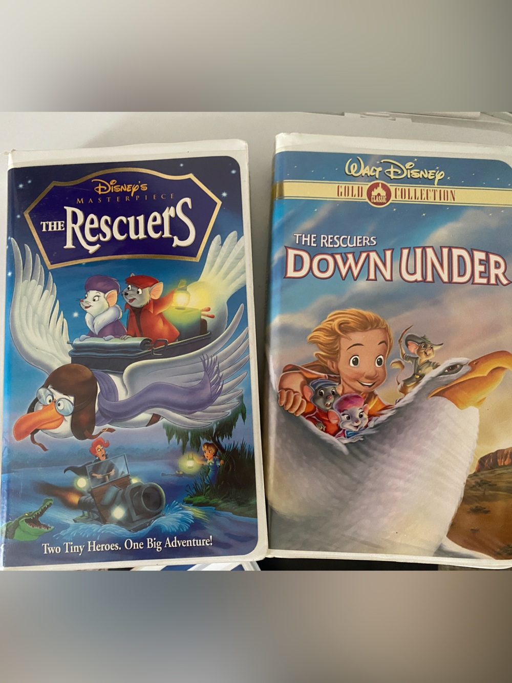 The Rescuers VHS Set